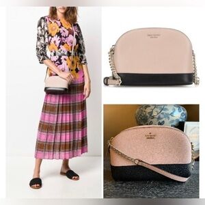 Kate Spade Cream and Black Crossbody Bag